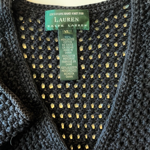 Ralph Lauren Exclusive Hand Knit Sweater Sz XL - Picture 6 of 6